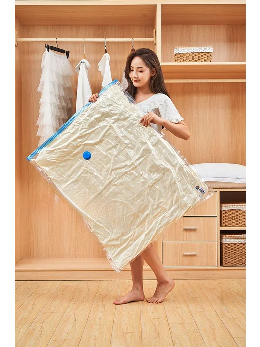 Вакуумные пакеты для одежды 30×40 см, 2 шт, 3шт, 80x100 см, фото 8