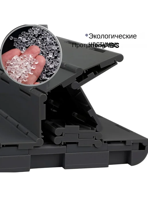 Биотуалет складной ABS пластик Черный AA KU00310, черный, фото 3