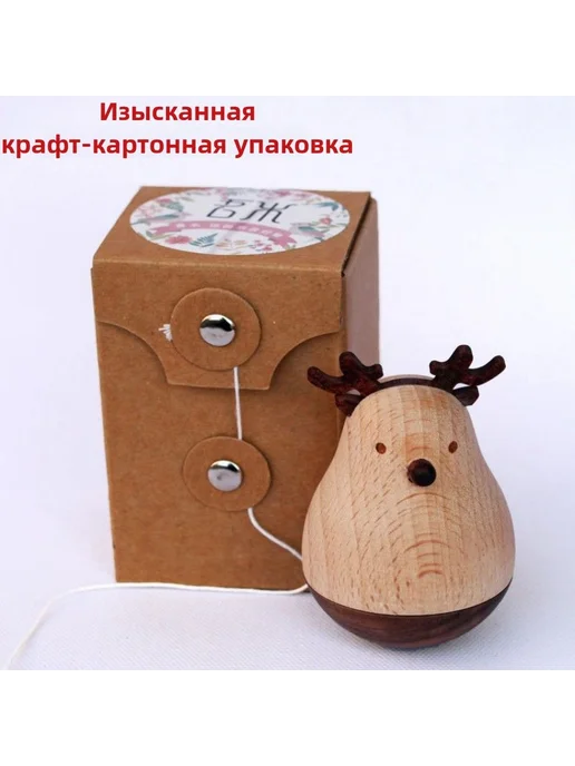 Неваляшка Деревянная Панда Неваляшка, вариант, фото 3