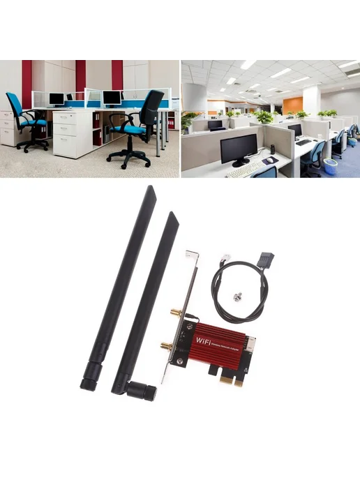 WiFi Адаптер PCI-E 7260AC 2 4 5 ГГц BT 4 0, вариант, фото 2