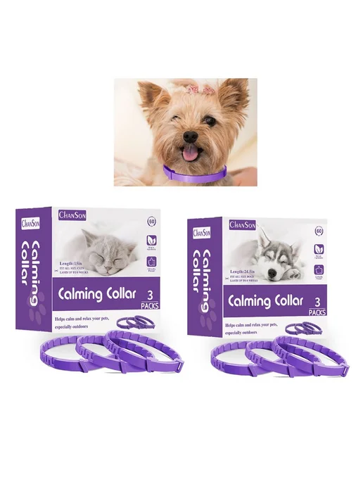 3шт Успокаивающий ошейник для собак и кошек CalmCollar 3шт, 3 шт, 3 шт, фото 8