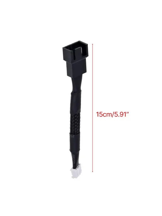 Кабель вентилятора GPU 4Pin-3Pin 15см, вариант, фото 5