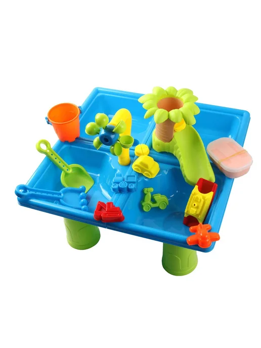 Столик для игры с песком и водой, 3-6 лет 44x44x37см, 44x44x37 см, фото 7