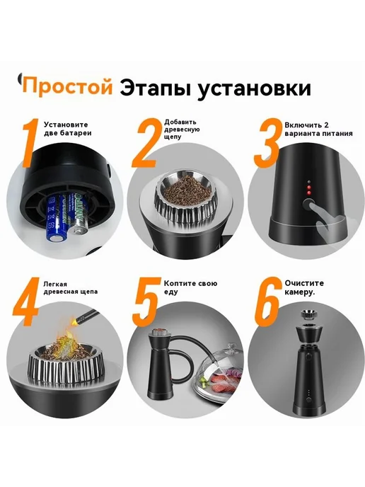Коптильня черная 9*5 5*15 2, 9x5, черный, фото 9