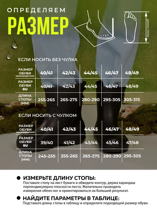 Smile of Mister Сапоги резиновые без утеплителя, черный, фото 5