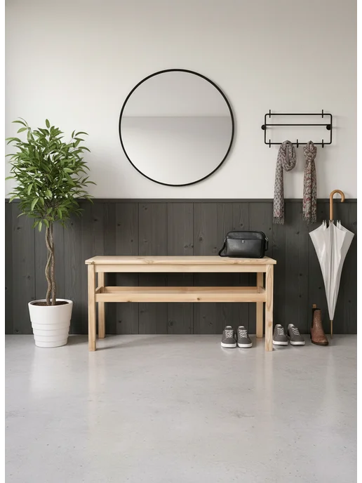 IKEA Скамейка садовая из массива сосны 90 см, желтый, фото 4