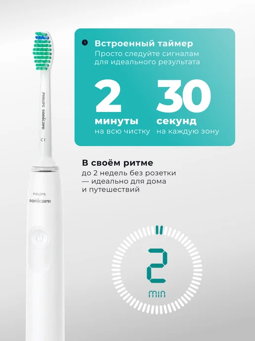 PHILIPS Электрическая зубная щетка HX3651 13, голубой, фото 3