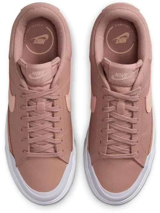 Nike Кеды Court Legacy Lift, розовый, фото 4