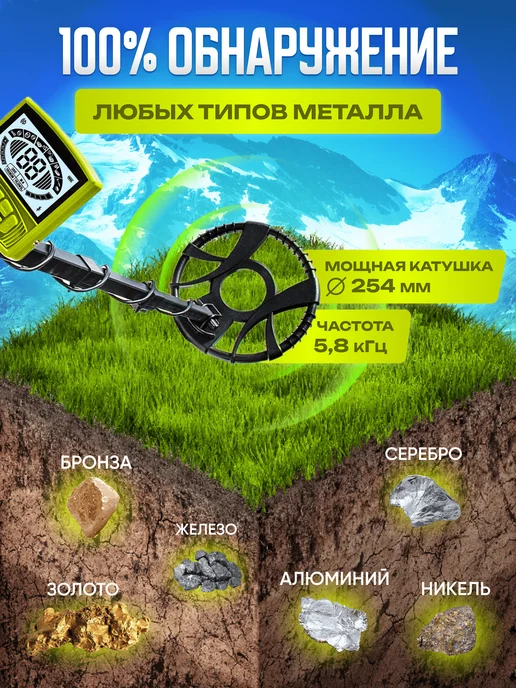 Tianxun Металлоискатель профессиональный для золота и монет md 55, золотой, фото 5
