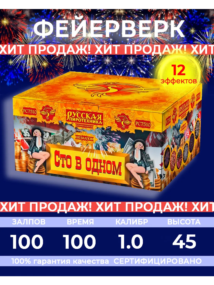 Салют Фейерверк Сто в одном
