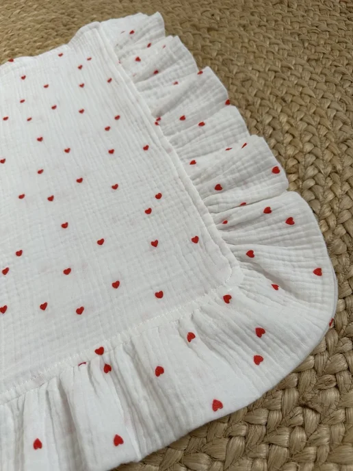 EVA KIDS Полотенце детское для лица и рук с рюшей, белый, фото 6