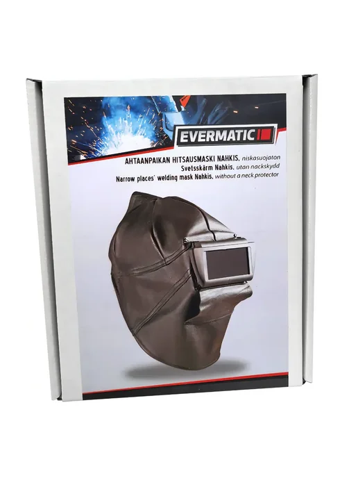 Evermatic Маска сварщика Нахкис Базовая (кожа), черный, фото 7