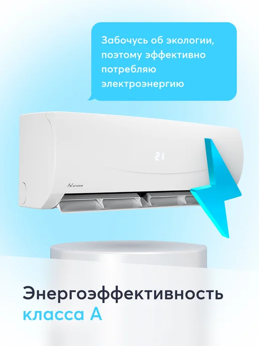 Airwave Сплит-система кондиционер AWN09H-I до 25м2, белый, фото 3