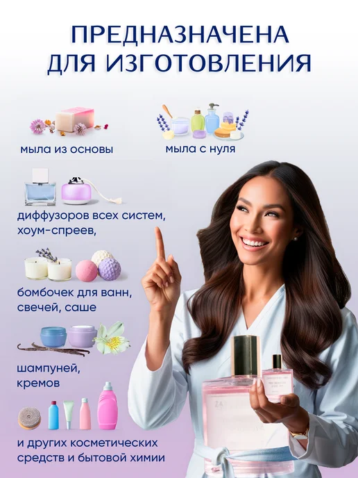 Ampliter Отдушка нулевка Розовая молекула 100 мл от Амплитер, 100 мл, фото 2