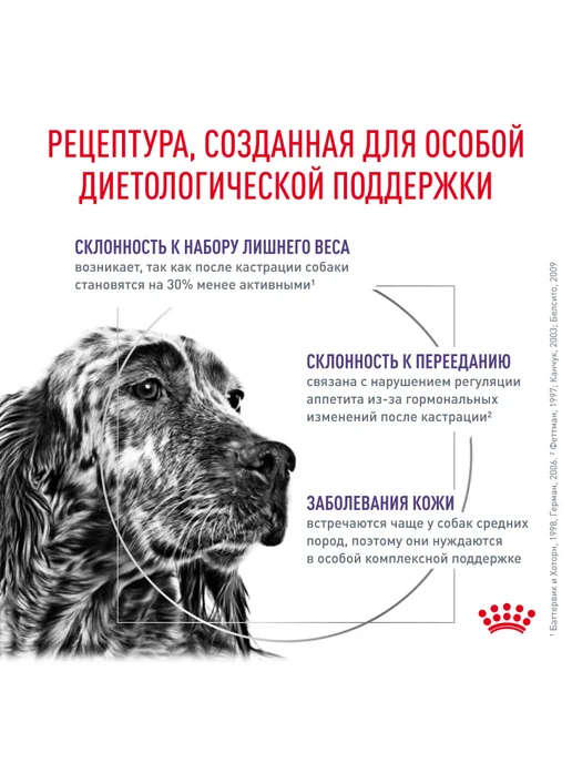 Сухой корм Royal canin Neutered для собак, средние, 3,5 кг, фото 2