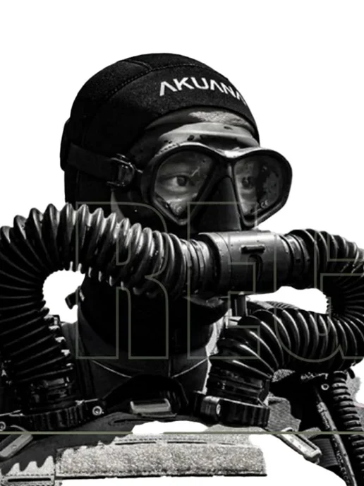 AKUANA Шлем неопреновый MW4 hood 4mm размер, черный, фото 2