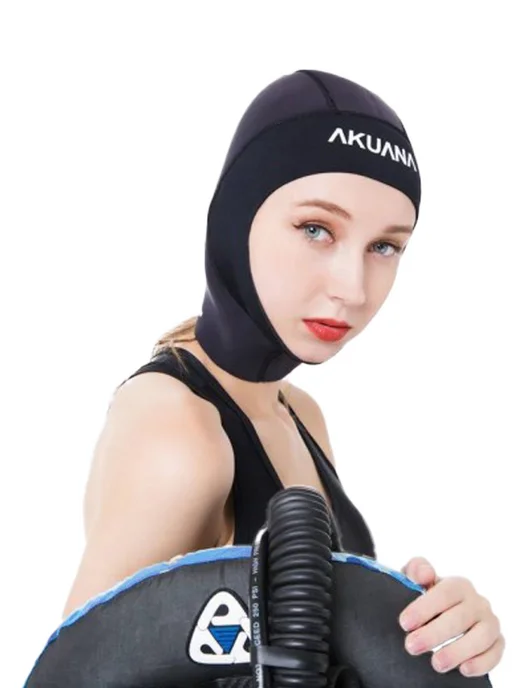 AKUANA Шлем неопреновый MW4 hood 4mm размер, черный, фото 4