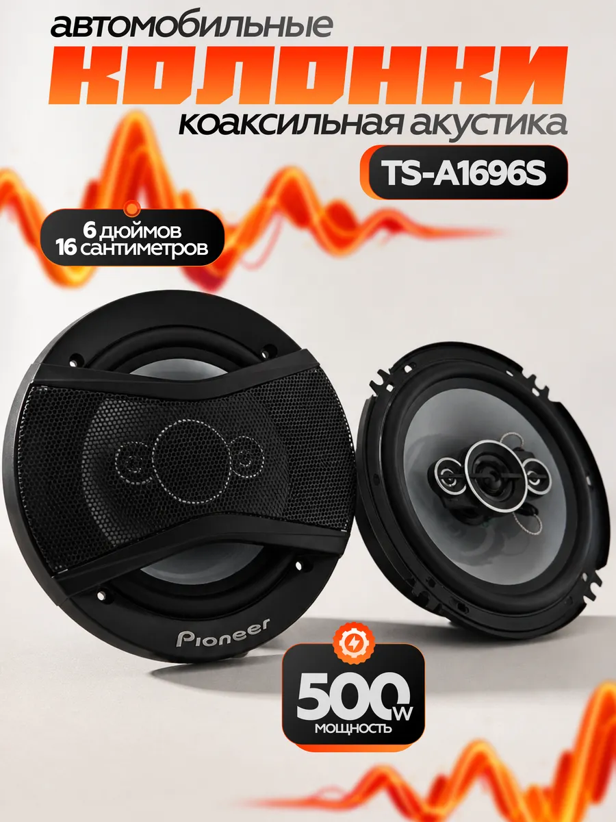 Динамики автомобильные колонки, TS-A1696S
