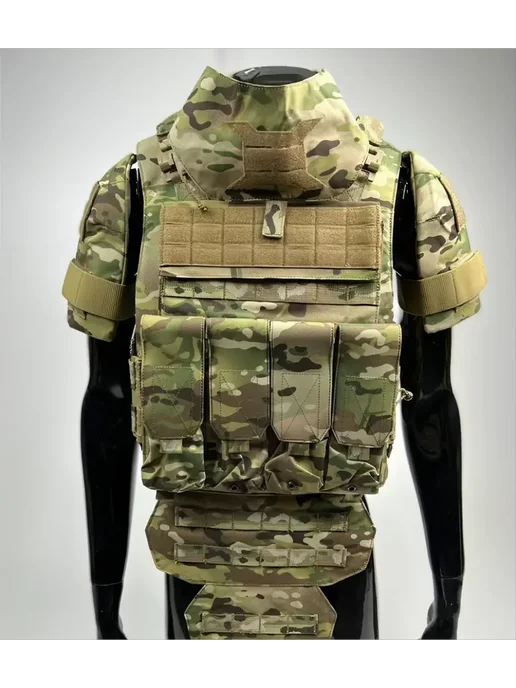 ТОЧКА ПРИЦЕЛА Тактический бронежилет Universal Armor, коричневый, фото 3