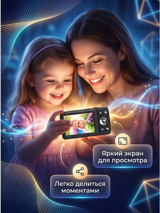 Lemon Bo Детская цифровая фотокамера с видео играми и картой 32Гб, 32 ГБ, фото 3