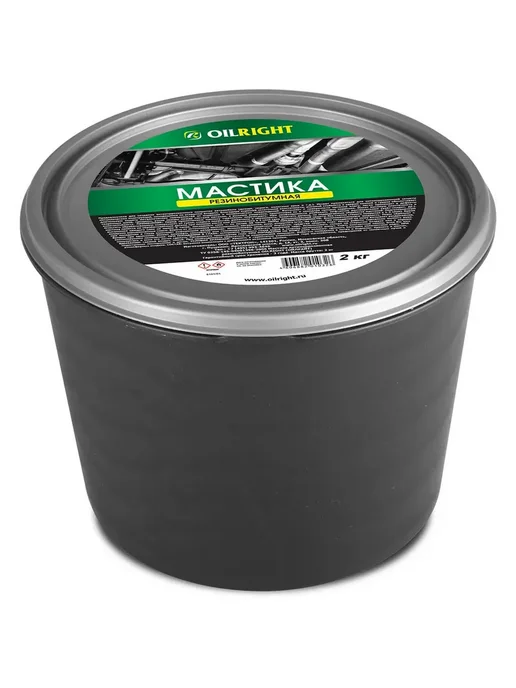 Мастика Oil Right резинобитумная 2 кг ведро, 2 кг, фото 2