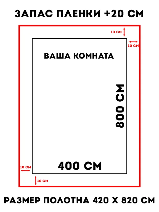 Натяжной потолок 400x800 без нагрева белый — своими руками, 400x800, фото 3