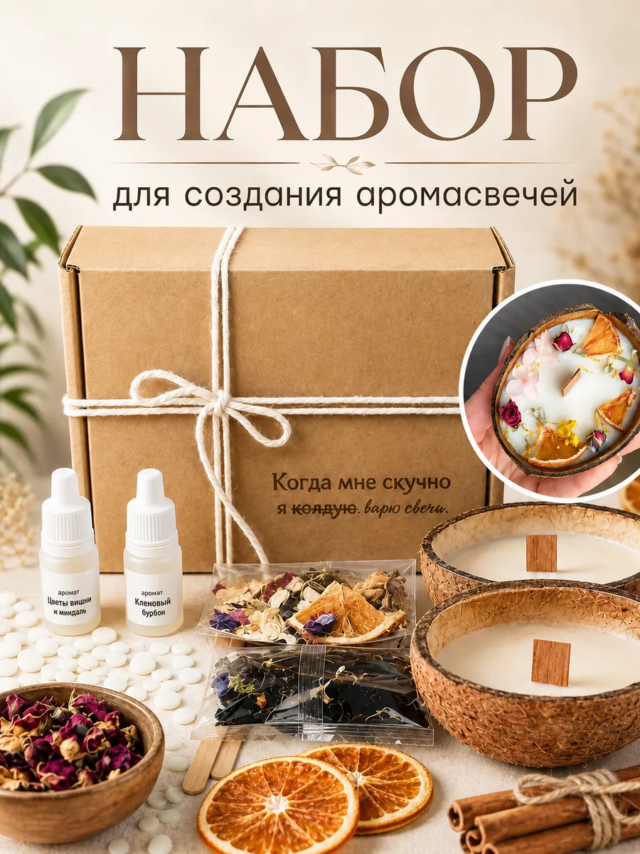 Набор для изготовления ароматических свечей