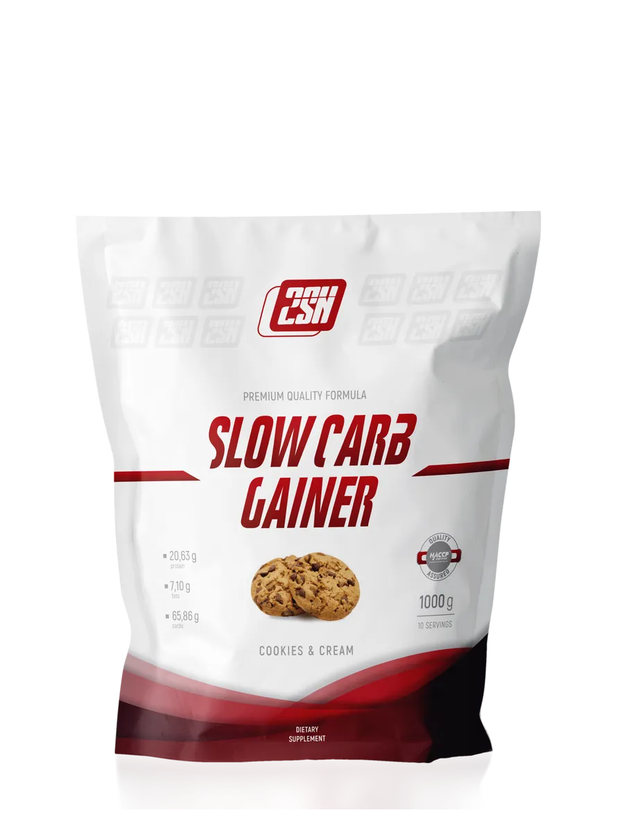 Гейнер медленные углеводы Slow Carb Gainer 1000g Печенье