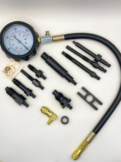 Car Tools Компрессометр для дизельных двигателей 0-70 bar, 15 шт, фото 3