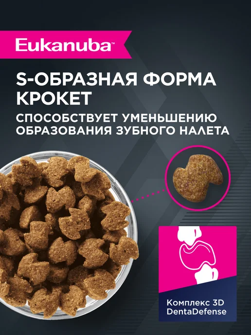 Сухой корм Eukanuba для собак, крупные, курица, 3 кг, фото 3
