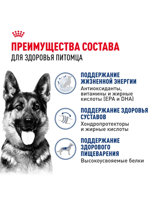 Сухой корм Royal canin Старше Птица для собак, крупные, 3 кг, фото 3