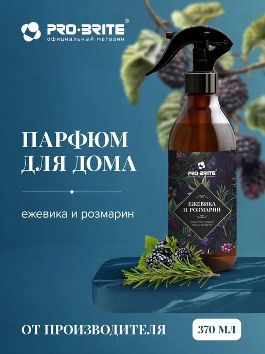 Pro-Brite Освежитель воздуха "Ежевика и Розмарин" 370 мл, 370 мл
