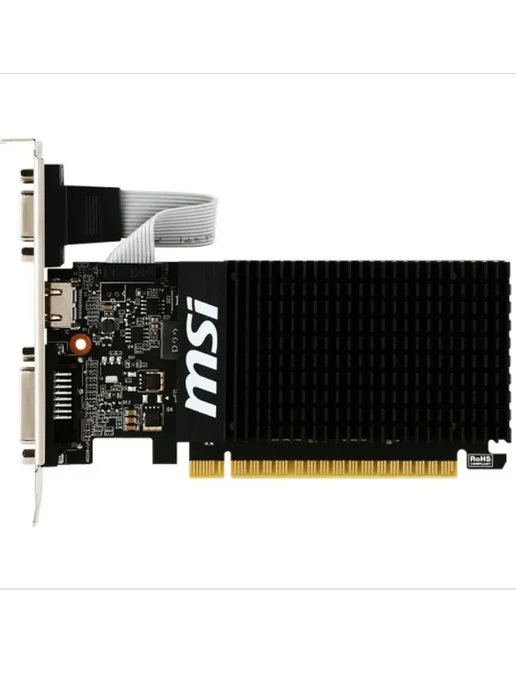 MSI Видеокарта GeForce GT 710 2048Mb, 2GD3H LP DVI, черный, фото 6