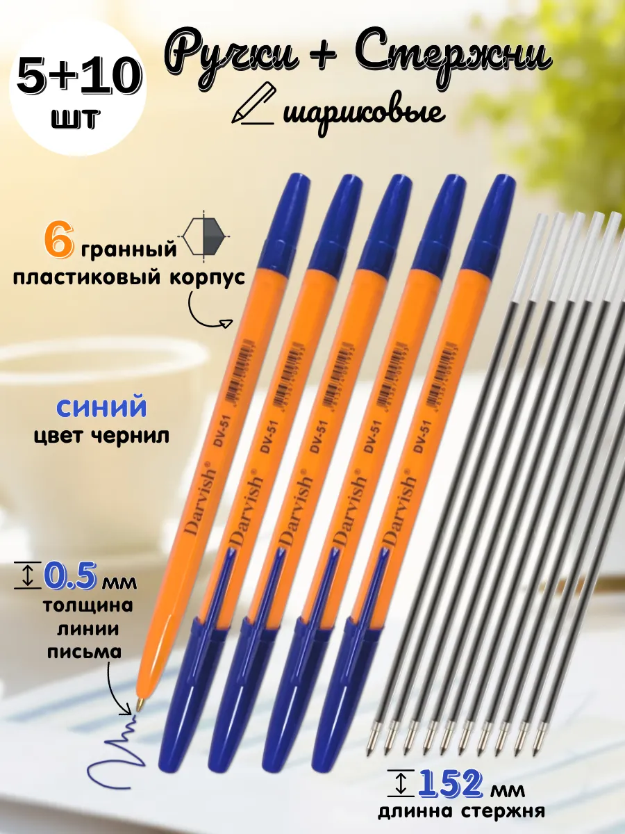 Ручки и стержни