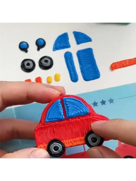 Подарок ребенку 3D ручка для творчества, синий, фото 5