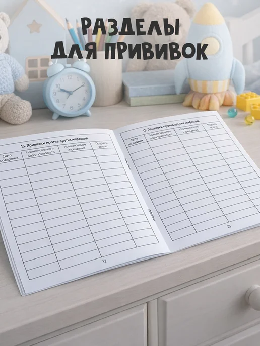 Сима-Ленд & ArtFox Медицинская карта А4 16 л и прививочный сертификат А6 12 л, 16 л, 12 л, фото 5