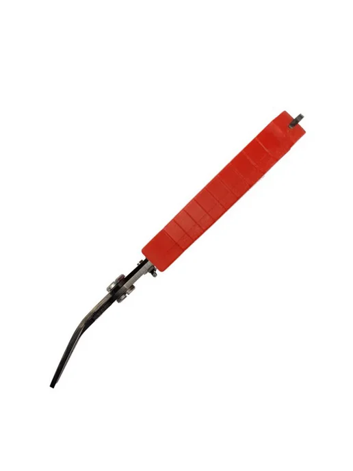 RUZZA Плоскогубцы рыболовные Bent Nose Split Ring Pliers 15см, красный, фото 4