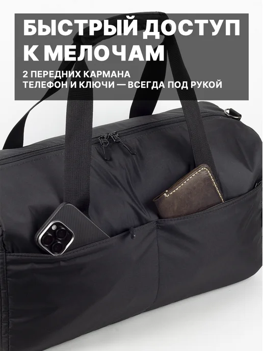 Unibag Сумка спортивная для тренировок дорожная для фитнеса, вариант, фото 6