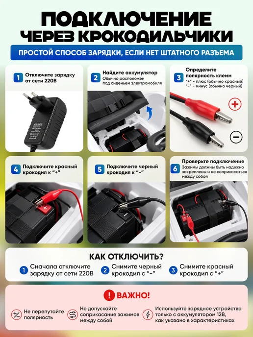Элемент Зарядка для электромобиля детского, вариант, фото 4