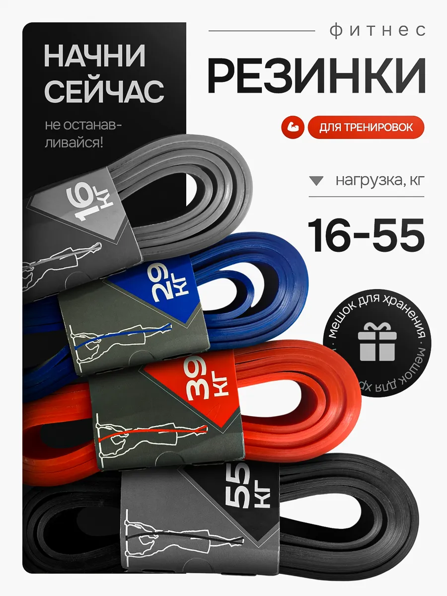 Резинки для подтягивания набор жгутов