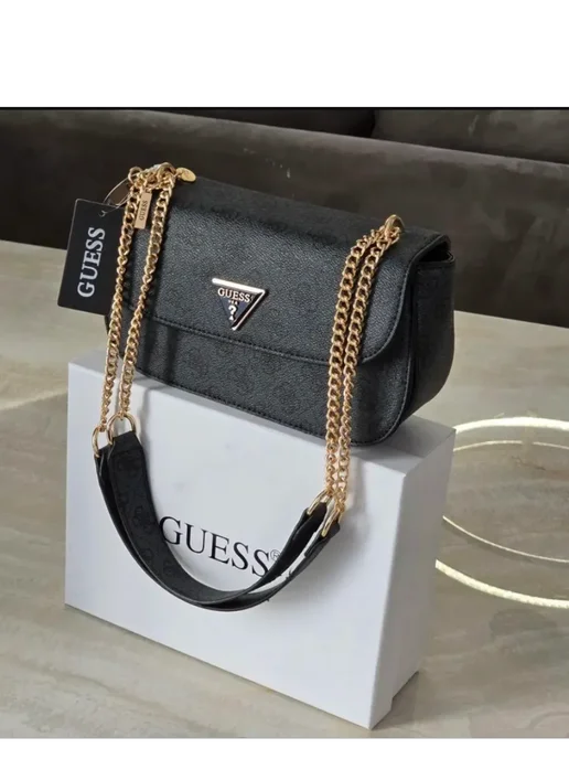 GUESS Сумка на плечо, серый