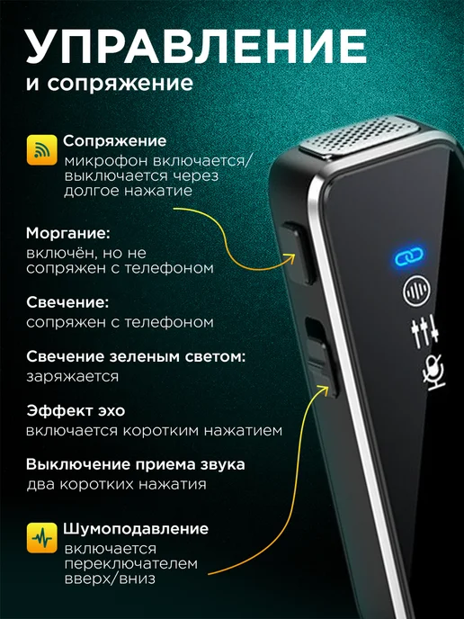 EDGY STORE Микрофон петличный M3 беспроводной Lightning, черный, фото 4