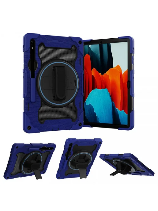 MyPads Чехол-бампер для планшета Samsung Galaxy Tab S7 Plus, Tab, синий, фото 2