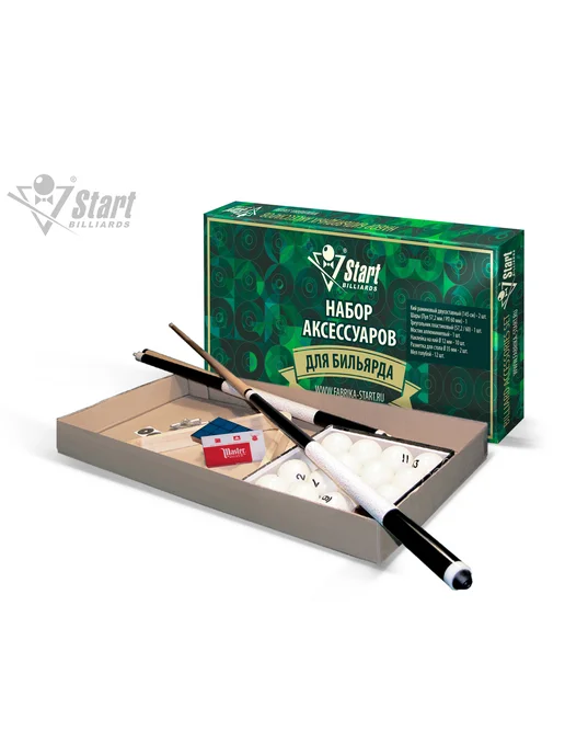 Start Billiards Набор для игры в Русскую пирамиду, белый, фото 2