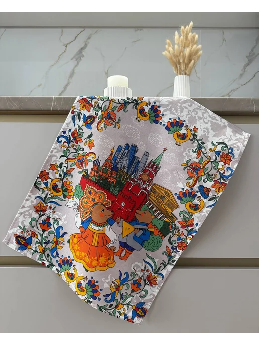 Christian Core Полотенце кухонное набор 3 шт 60х47 см Москва, 60x47 см, 3 шт, фото 4