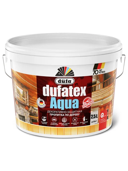 Нет бренда Пропитка для дерева водная прозрачная tex aqua 2.5 л, 2,5 л, фото 2