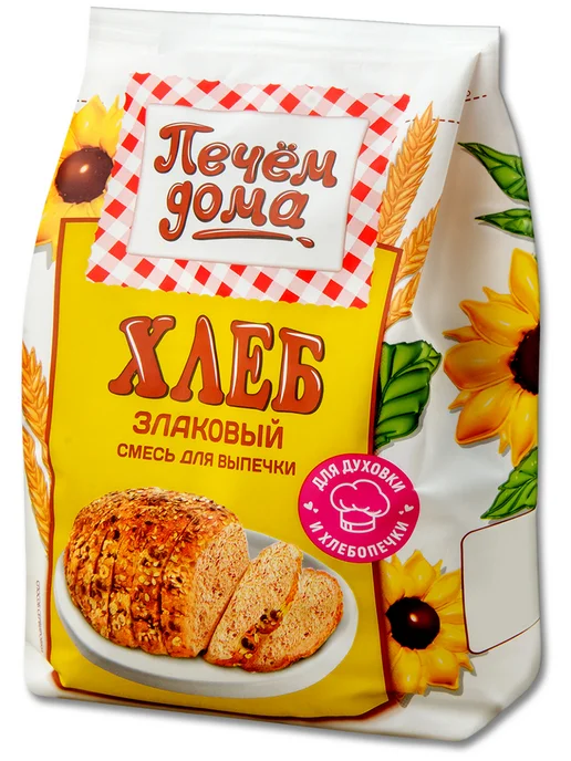 Русский Продукт Смесь для выпечки хлеба набор Бородинский и Злаковый, 500 г, 500 г, фото 2