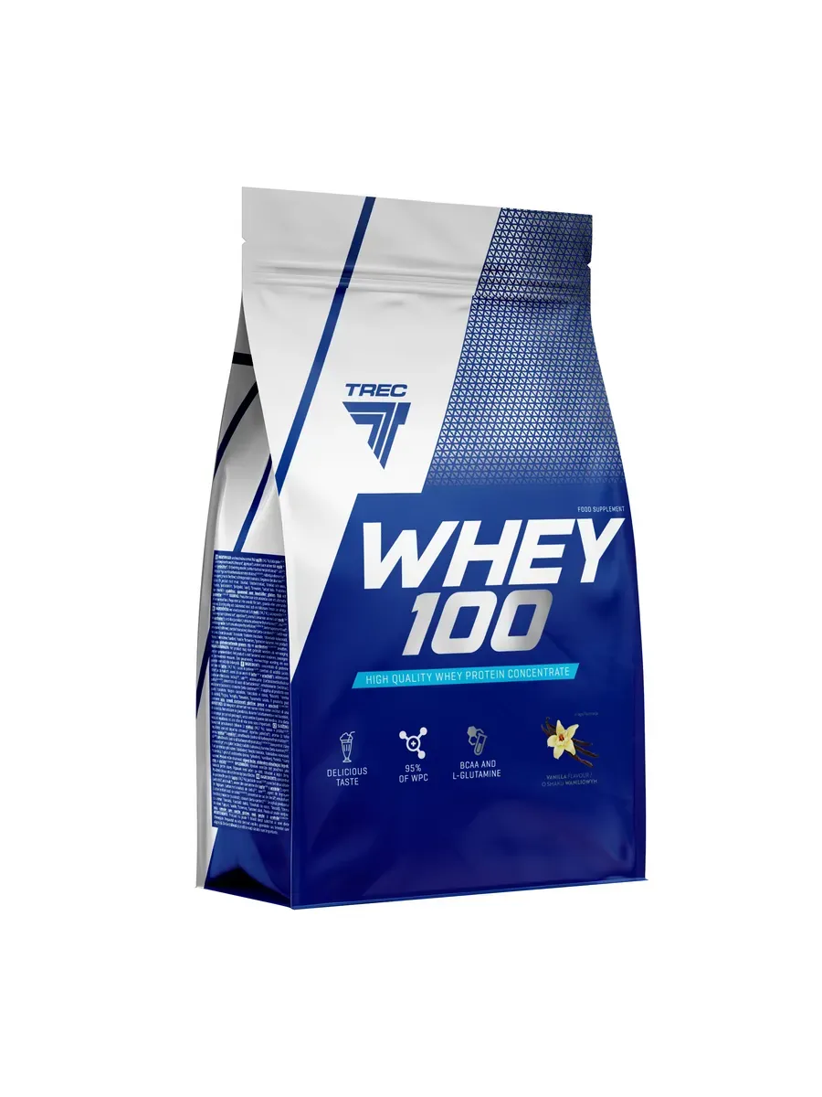 Протеин сывороточный Trec WHEY 100 900g Ваниль