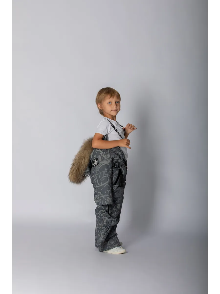 Зимний комбинезон мембранный с натуральной опушкой