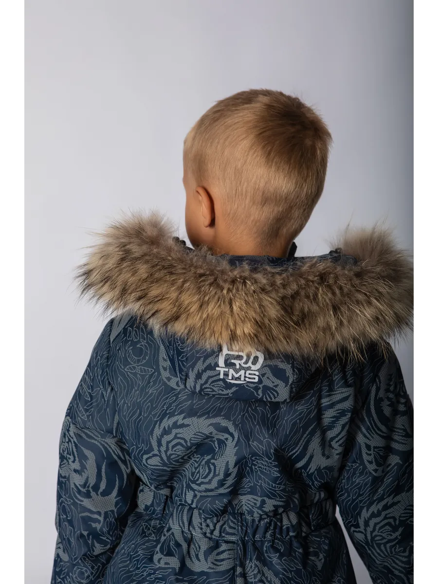 Зимний комбинезон мембрана с натуральной опушкой